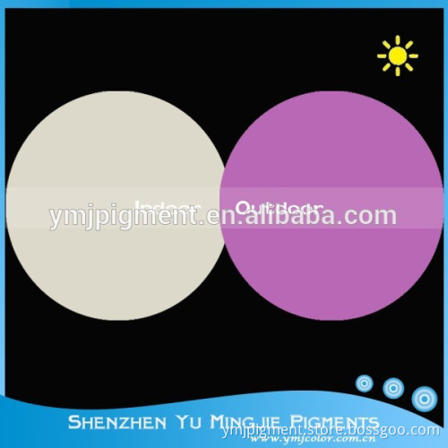 Photochromic Powder Pigment, Sunlight/UV Light Sensitive Powder for Inks